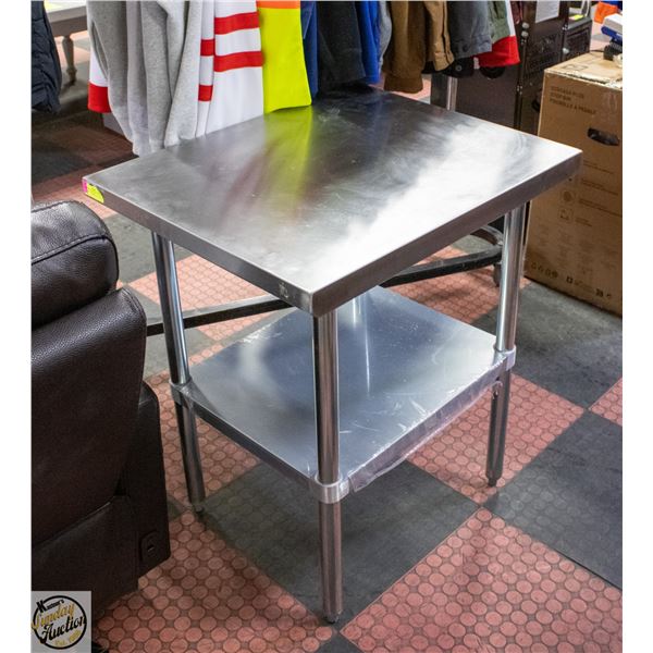 SAGETRA STAINLESS STEEL WORK TABLE 24 X 30 X 34"
