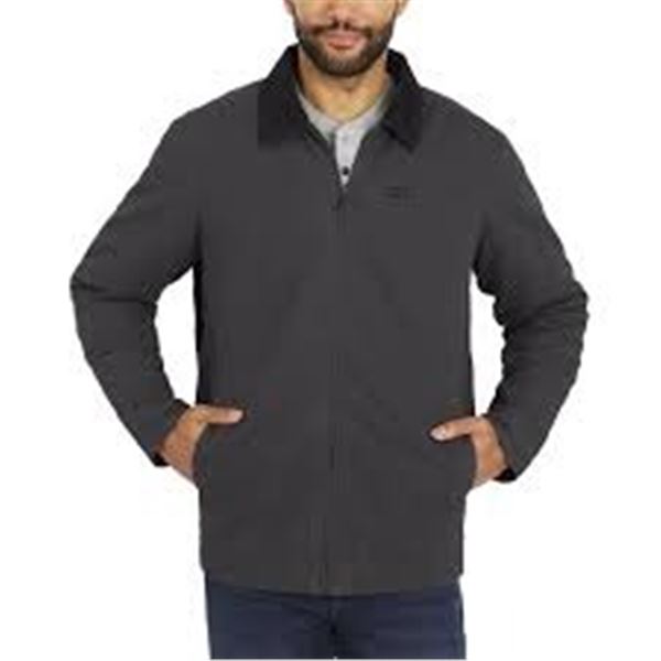 NEW WRANGLER MENS CANVAS JACKET GREY SIZE MED