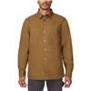 Image 1 : NEW CAT MENS CANVAS LINED SHIRT BROWN SIZE MEDIUM