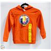 Image 1 : NEW NHL EDMONTON OILERS KIDS HOODIE ORANGE SIZE SM