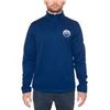 Image 1 : NEW NHL EDMONTON OILERS 1/4 ZIP SWEATER BLUE SZ SM