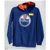 Image 1 : NHL EDMONTON OILERS KIDS PULLOVER HOODIE SIZE XL