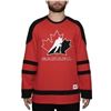 Image 1 : NEW TEAM CANADA HOCKEY JERSEY RED & BLACK SIZE SM