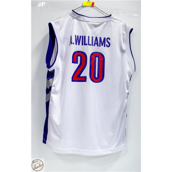 VINTAGE RAPTORS " A, WILLIAMS" NBA ADULT XL