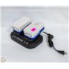 Image 1 : PAIR OF 4AH 24 VOLT SNOWJOE BATTERIES W/CHARGER