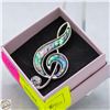 Image 1 : NEW NATURAL ABALONE SHELL MUSIC NOTE