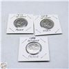 Image 1 : 1968 25 CENT + 1968 25 CENT + 1979 25 CENT