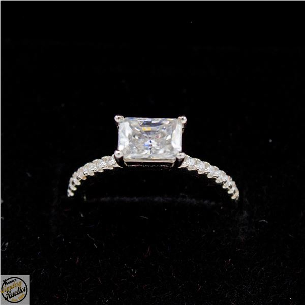 #4408-CUSTOM SET 1.00 CT GRA CERTIFIED RADIANT CUT