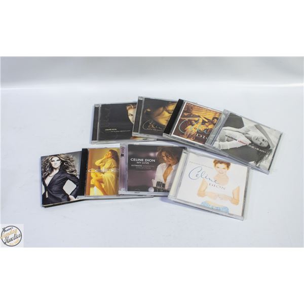 8 CELINE DION CD’S