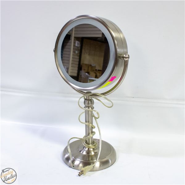 ELECTRIC MAKE-UP MIRROR (17” TALL )