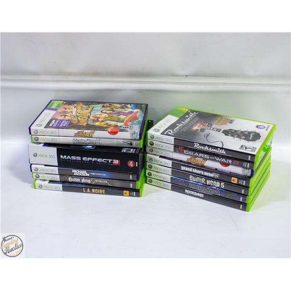 13 ASSORTED XBOX 360 GAMES