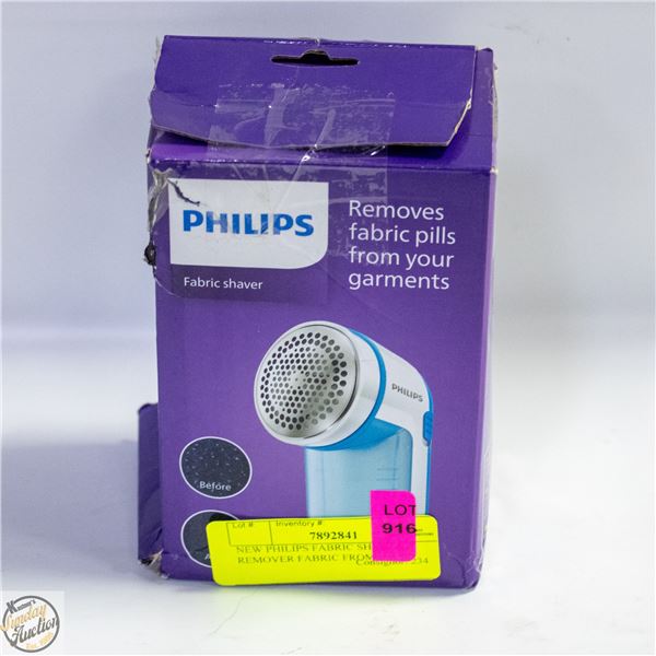 NEW PHILIPS FABRIC SHAVER REMOVER FABRIC FROM