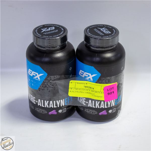 NEW 2 SEALED EFX SPORTS KVE ALKALYN PH CORRECT