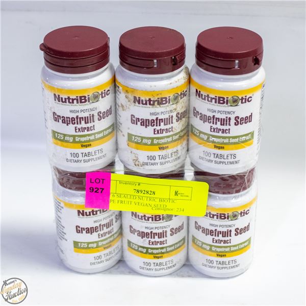 NEW 6 SEALED NUTRIC BIOTIC GRAPE FRUIT VEGAN SEED