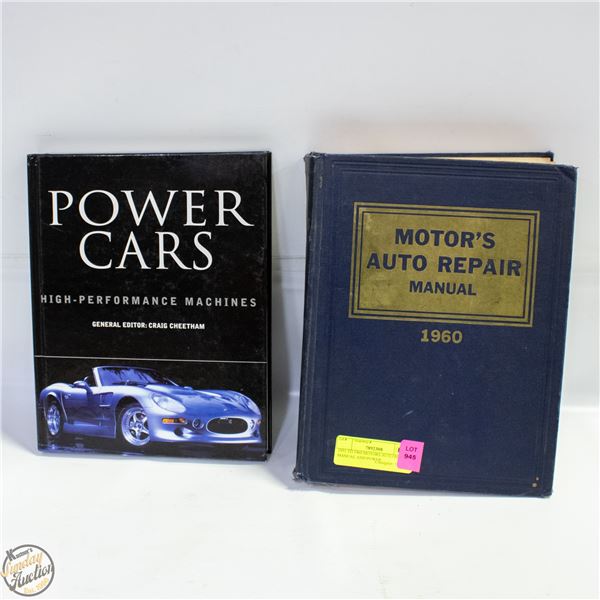 1953 TO 1960 MOTORS AUTO REPAIR MANUAL AND POWER