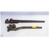 Image 1 : ANTIQUE CRESCENT WRENCH WITH ANTIQUE COMO PIPE