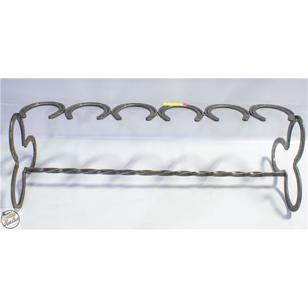 HORSESHOE BOOT/SHOE RACK CUSTOM WELDED-ESTATE