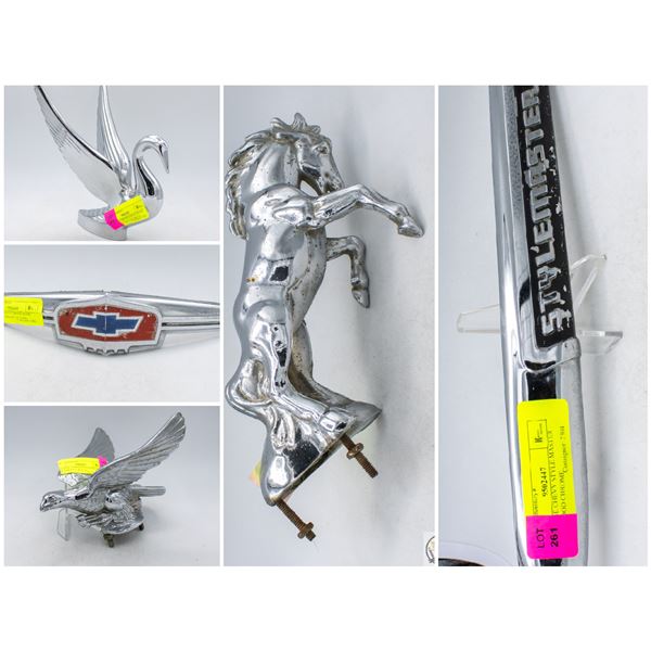 FEATURED HOOD AND FENDER ORNAMENTS