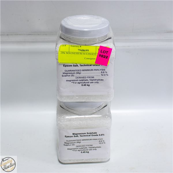 2PK MAGNESIUM SULPHATE. EPSOM