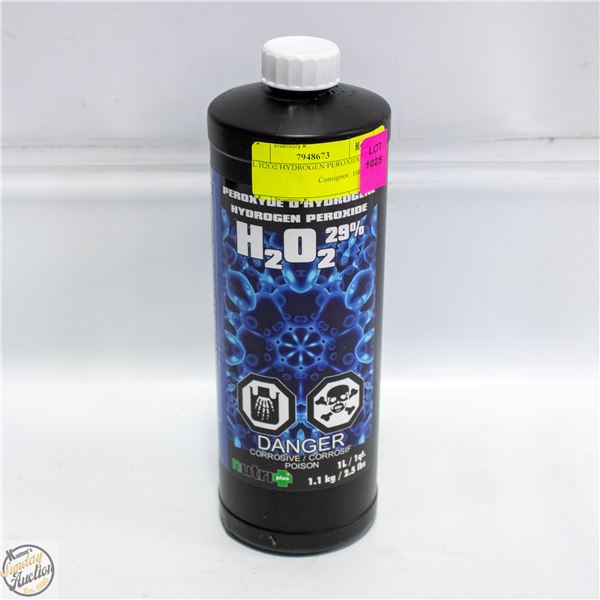 1 L H2O2 HYDROGEN PEROXIDE 29%