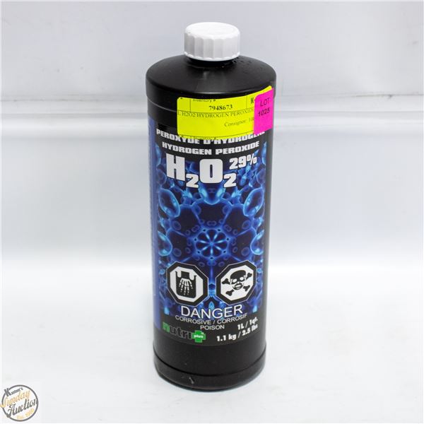 1 L H2O2 HYDROGEN PEROXIDE 29%