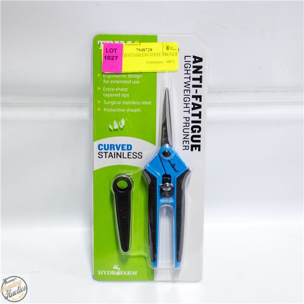 CURVED STAINLESS STEEL PRUNER