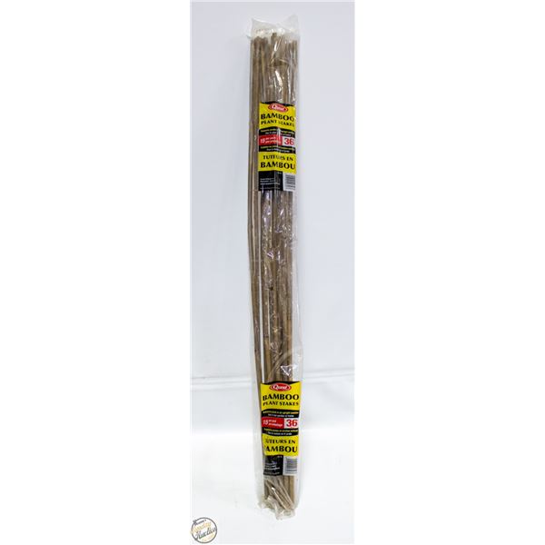 15 PER PKG 3’ BAMBOO PLANT STAKES