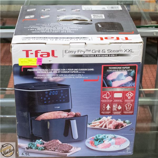 NEW IN BOX T-FAL EASY FRY, GRILL & STEAM