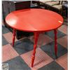 Image 1 : RED DROPLEAF FARM TABLE H-29.5"