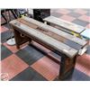 Image 1 : ESTATE HEAVY DUTY METAL AND WOOD BENCH