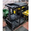 Image 1 : 3 TIER BLACK UTILITY CART H-39"