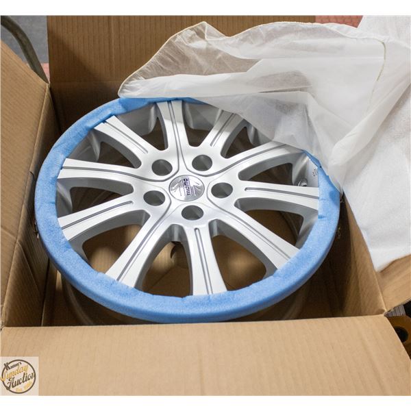16"X6.5" FULL SET OF MOMO SILVER COLOUR ALLOY RIMS