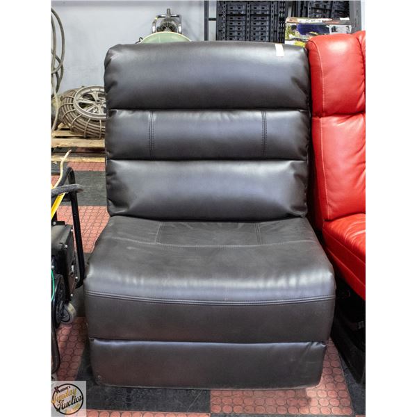 FLOOR MODEL CHAIR - MISSING SIDE ARM ATTACHMENTS