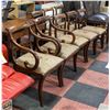Image 1 : SET OF 8 ANTIQUE REGENCY MAHOGANY