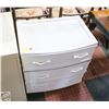 Image 1 : GRACIOUS LIVING 3 DRAWER ROLLING PLASTIC STORAGE
