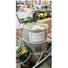 Image 1 : SAE 10W-30 PHILLIPS 66 PARTIAL OIL DRUM WITH DOLLY