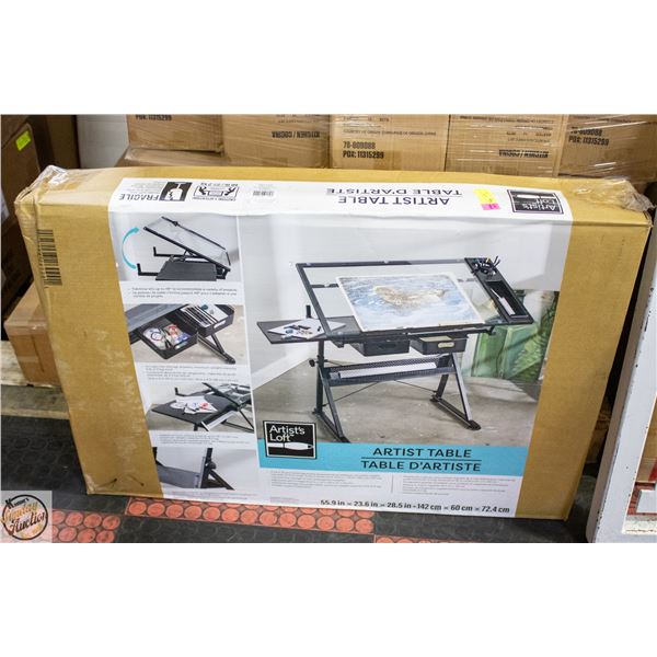 NEW IN BOX - ARTIST LOFT - ARTIST TABLE,