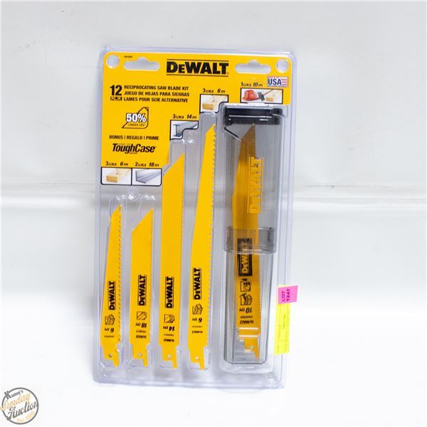 NEW DEWALT BI-METAL RECIPROCATING