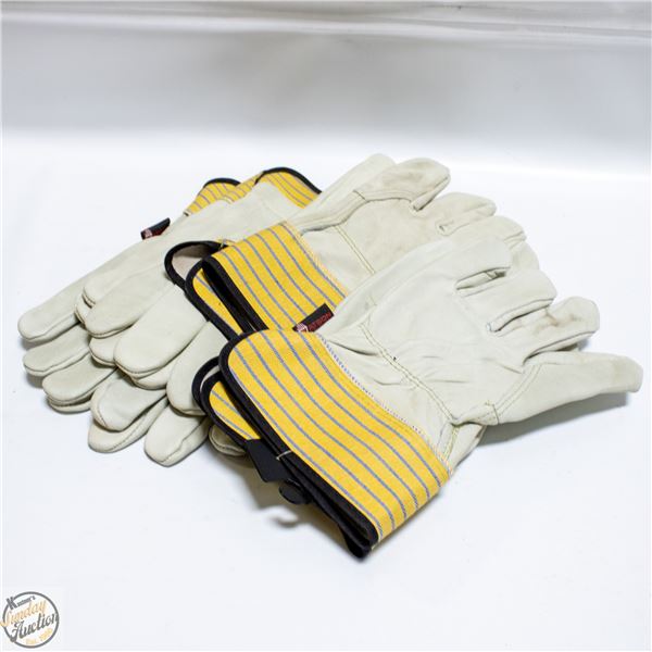 BOX WITH 4 PAIRS OF WORK GLOVES