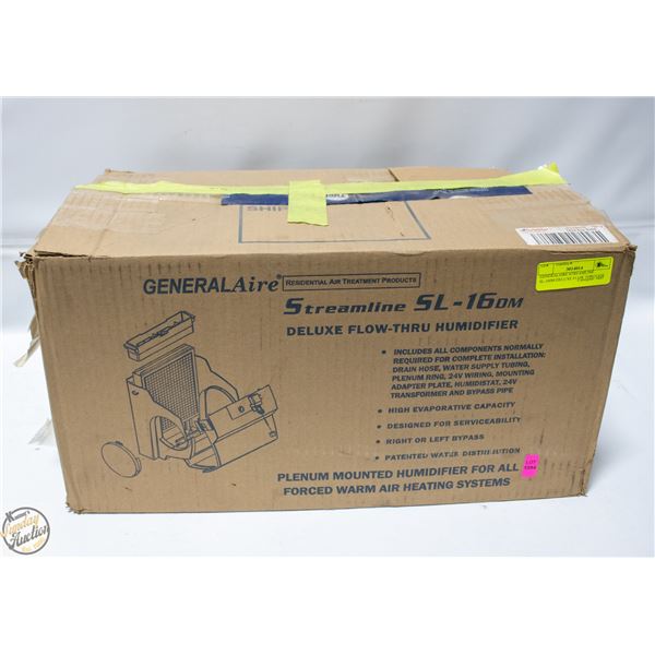 GENERALAIRE STREAMLINE SL-160M DELUXE FLOW THROUGH