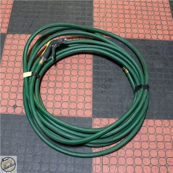 GARDEN HOSE WITH PRESSURE NOSSEL