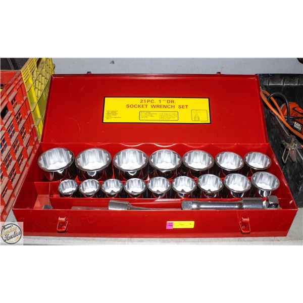 NEW 21PC DRY SOCKET SET 1-5/8"-3-1/8"