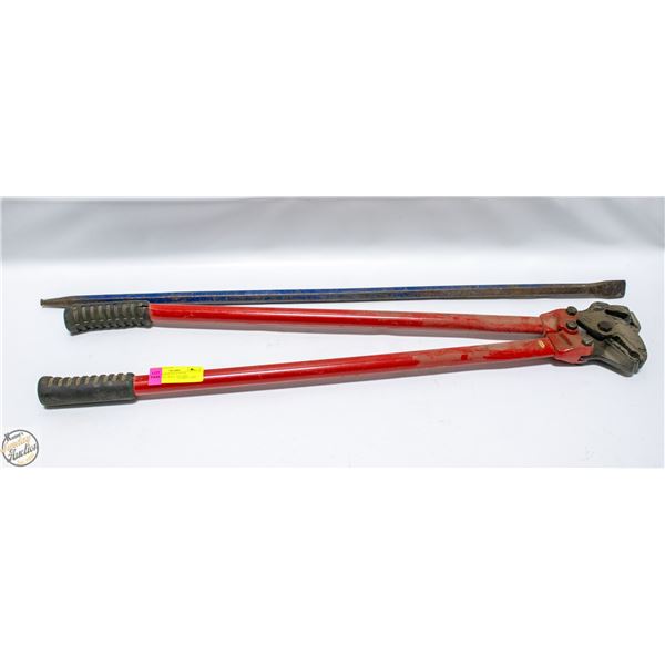 BREAKER BAR SOLD WITH INDUSTRIAL BOLT CUTTERS
