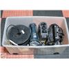 Image 1 : TOTE OF MISC AIR CHARGERS/BATTERY CHARGERS