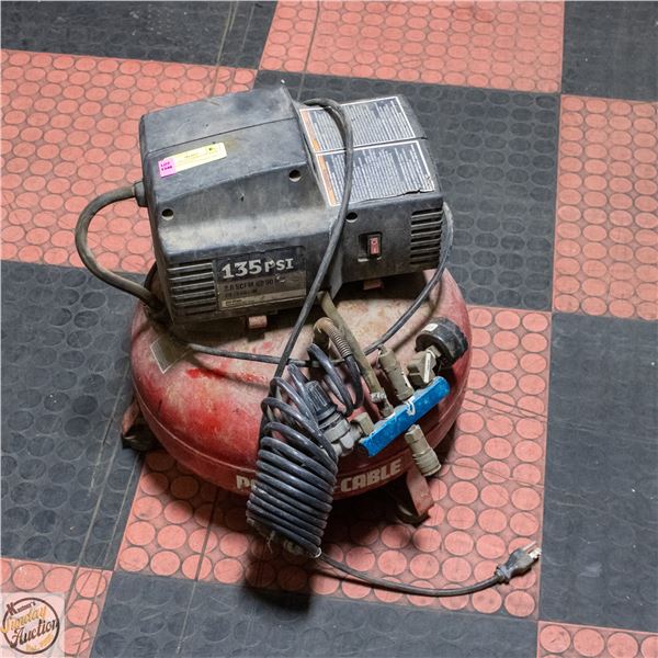 PORTE CABLE COMPRESSOR WITH HOSE AND FITTINGS