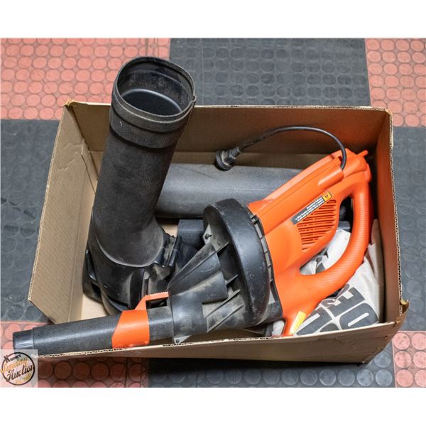 BLACK & DECKER YARD BLOWER/VACUUM