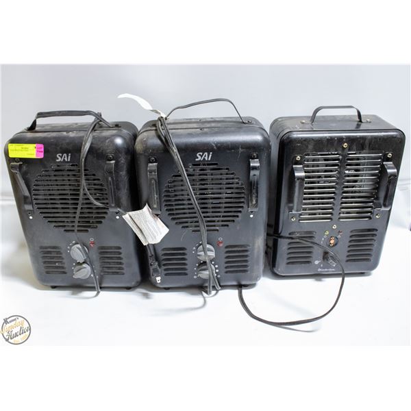 3 SAI SPACE HEATERS