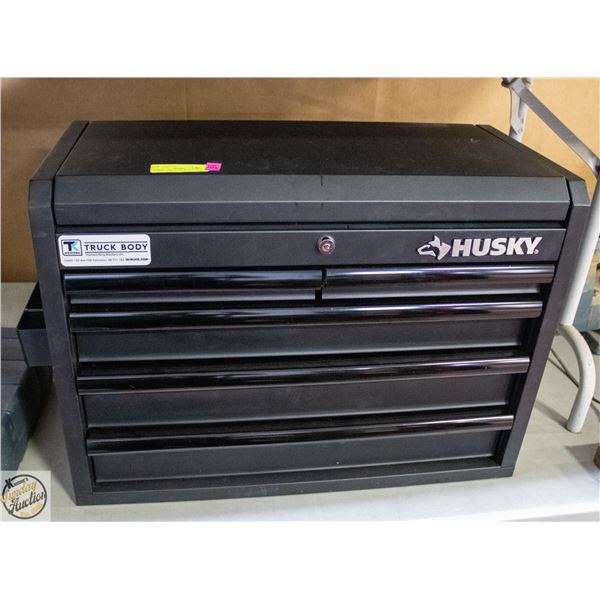 HUSKY 5 DRAWER CHEST W/KEY (2) & STORAGE ON TOP