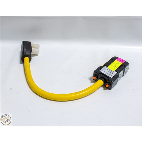 RV CONVERTER RANGE PLUG TO 2X20A PLUGS