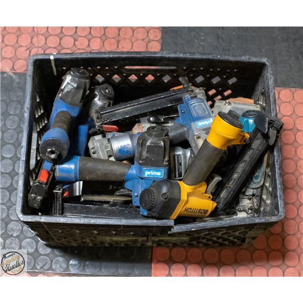 BIN OF SIDING TOOLS- NEEDS TO BE SERVICED/REPAIRS
